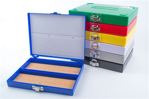 metal slide storage boxes|slide specimens storage boxes.